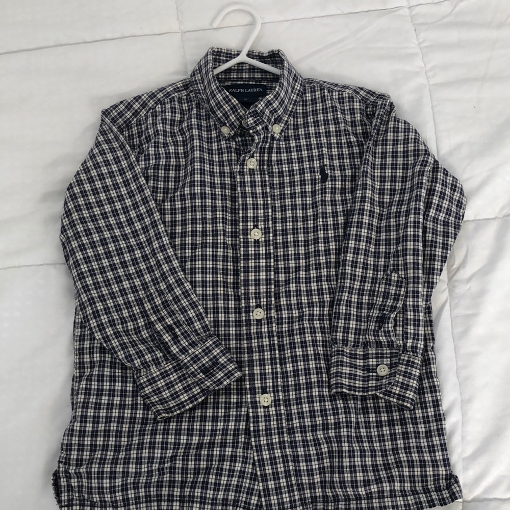 Ralph Lauren polo collared button down shirt. 3T